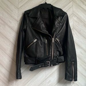 All Saints Balfern Leather jacket - nwt size 2 (small)
